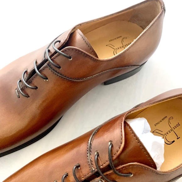 Italy Handcrafted Jose Real Crust Cuoio Brogues Dress Luxury Wingtips Brown - Picture 3 of 16